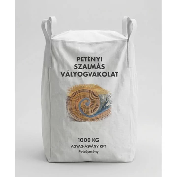 Szalmás vályogvakolat, 1000 kg