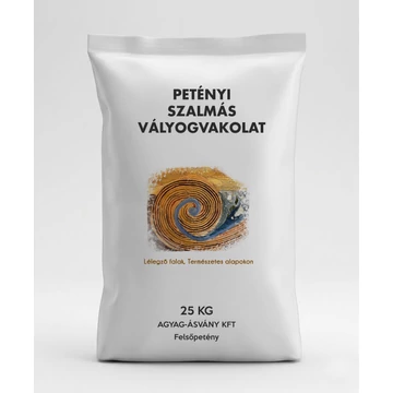 Szalmás vályogvakolat, 25 kg